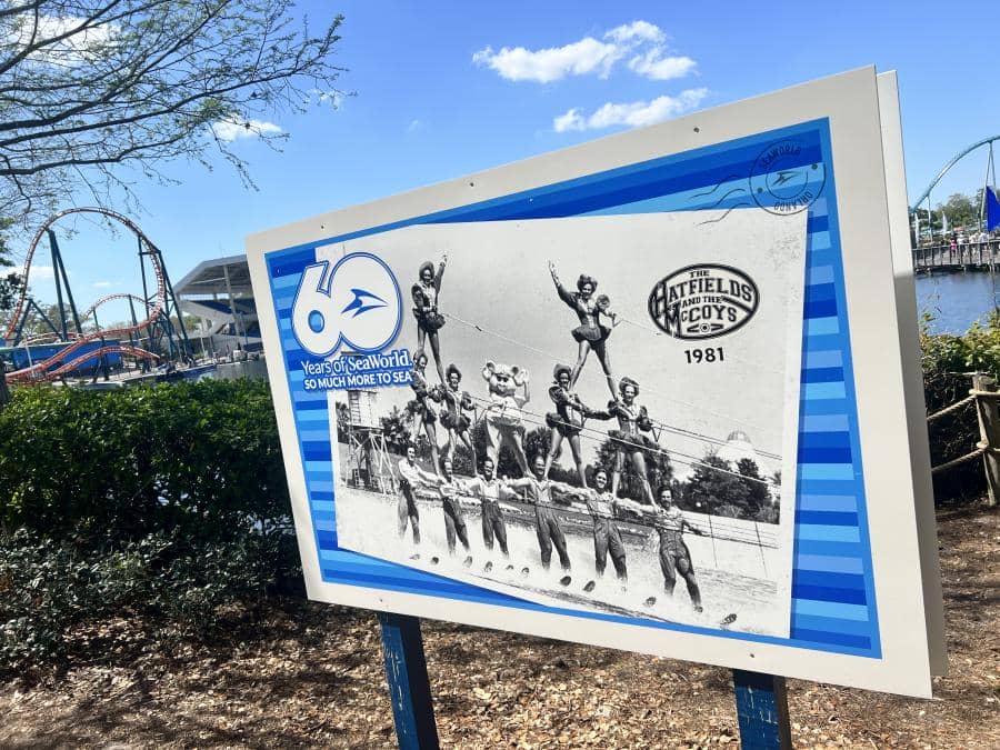 SeaWorld 60 Water Ski Sign